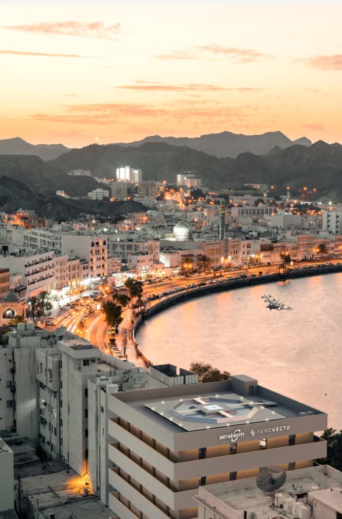 Aeroberm and Aerovecto vertipad concept in Oman